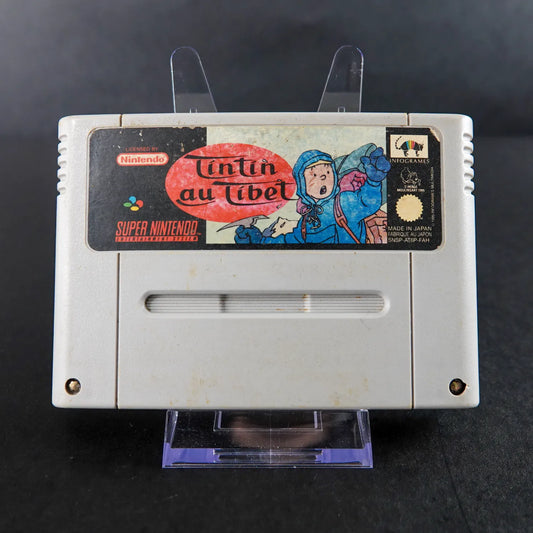Tintin au Tibet - Super Nintendo SNES - PAL / FR - Nur Modul - Zustand Okay
