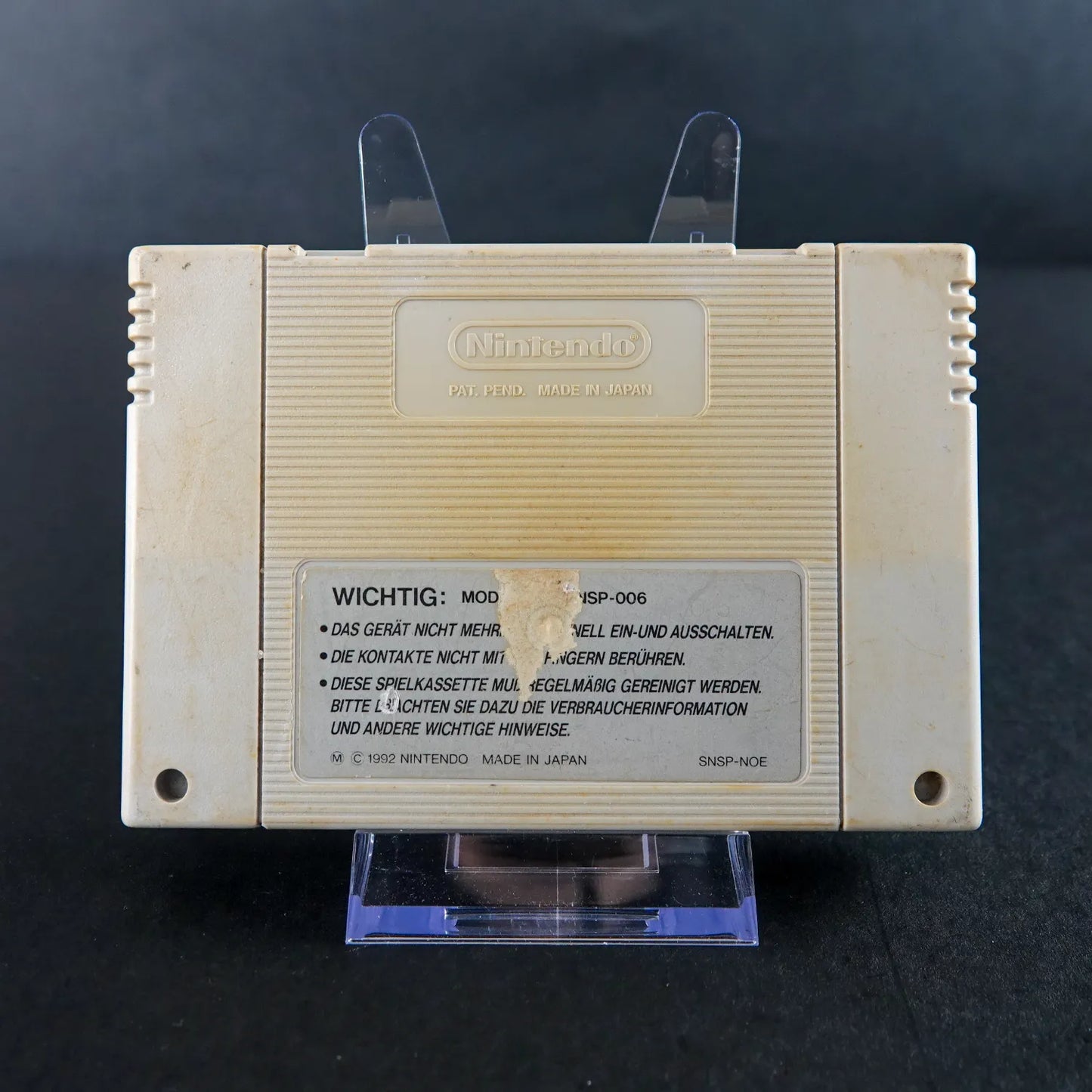 Tintin au Tibet - Super Nintendo SNES - PAL / FR - Nur Modul - Zustand Okay