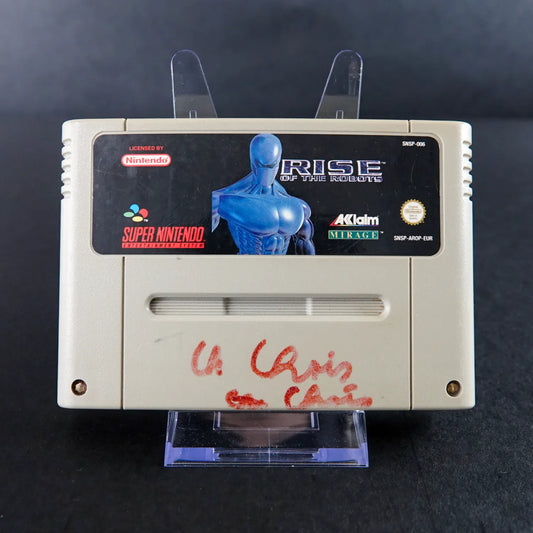 Rise of the Robots - Super Nintendo SNES - PAL / EU - Nur Modul - Zustand Okay