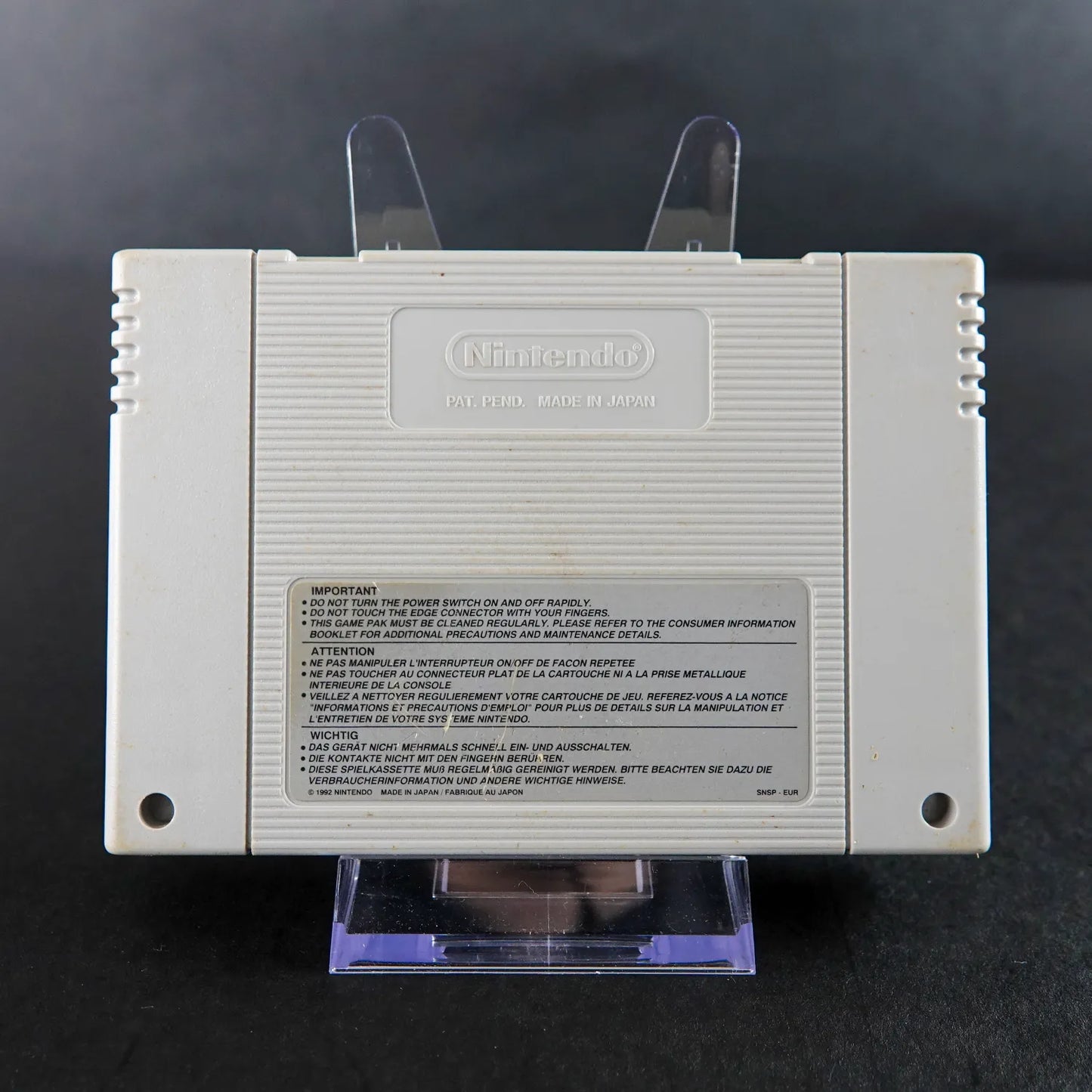 Rise of the Robots - Super Nintendo SNES - PAL / EU - Nur Modul - Zustand Okay