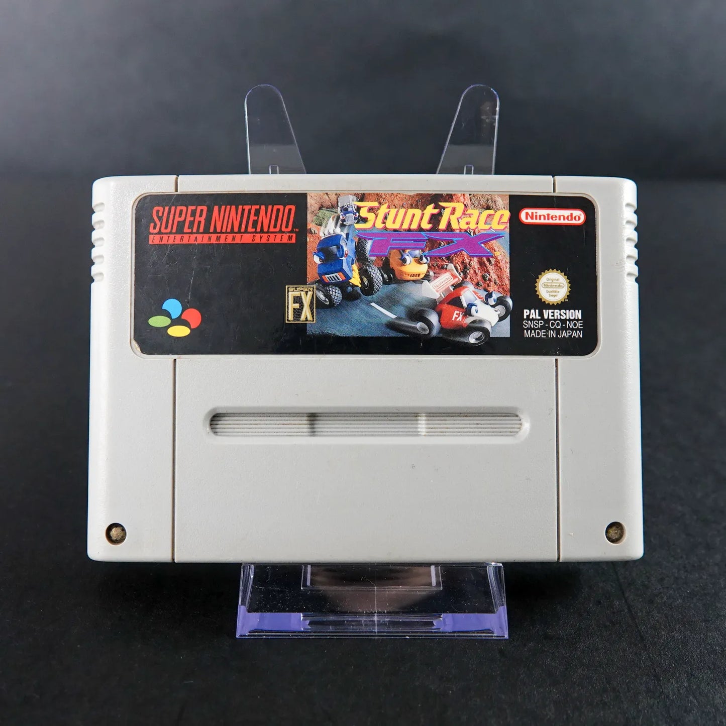 Stunt Race FX - Super Nintendo SNES - PAL / DE - Nur Modul - Zustand Okay