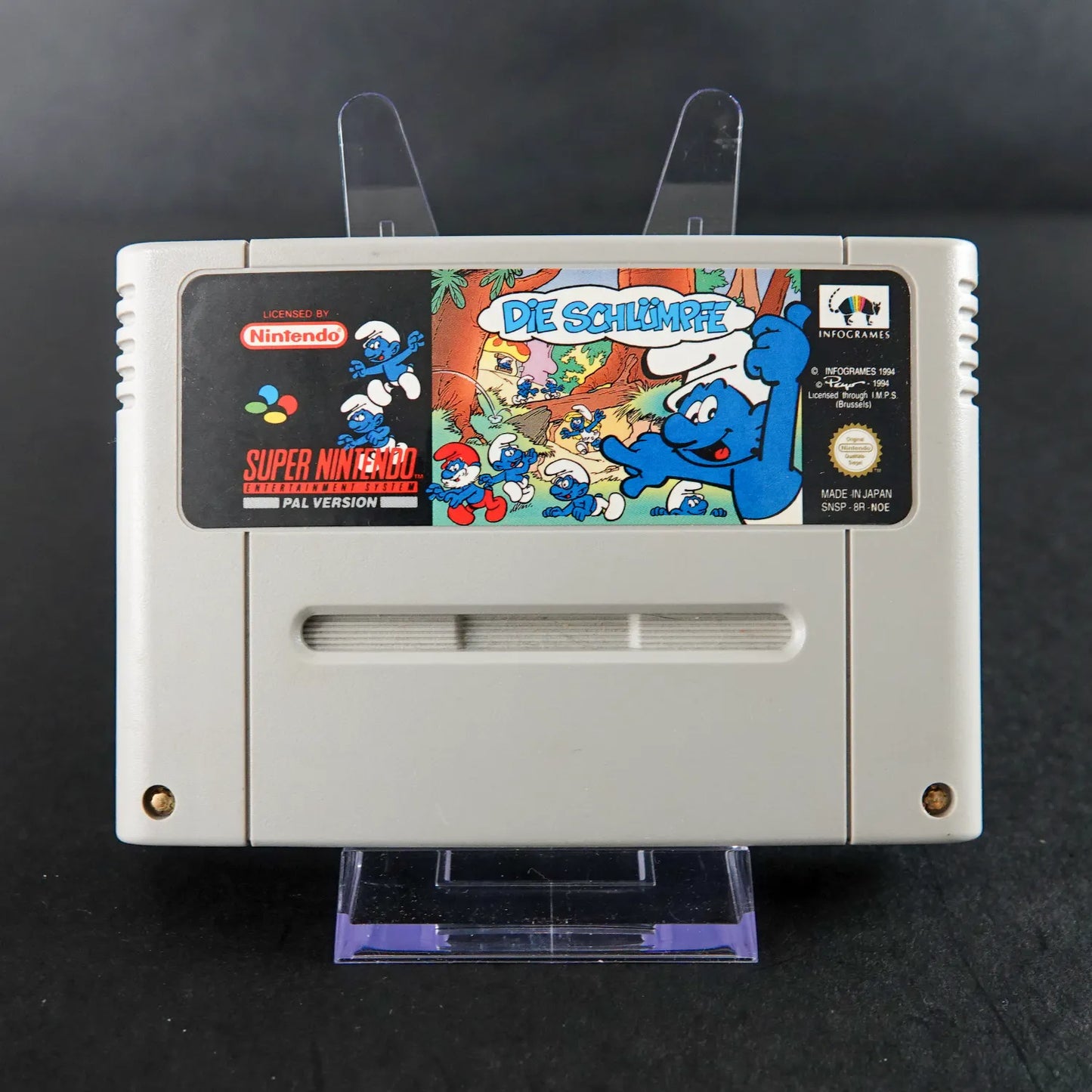 Die Schlümpfe - Super Nintendo (SNES) Spiel - PAL/DE - Nur Modul - Top Zustand