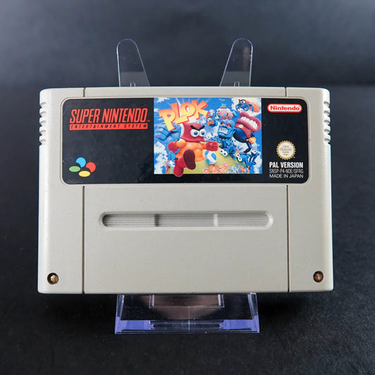 Plok - Super Nintendo (SNES) Spiel - PAL/DE - Nur Modul - Zustand Gut