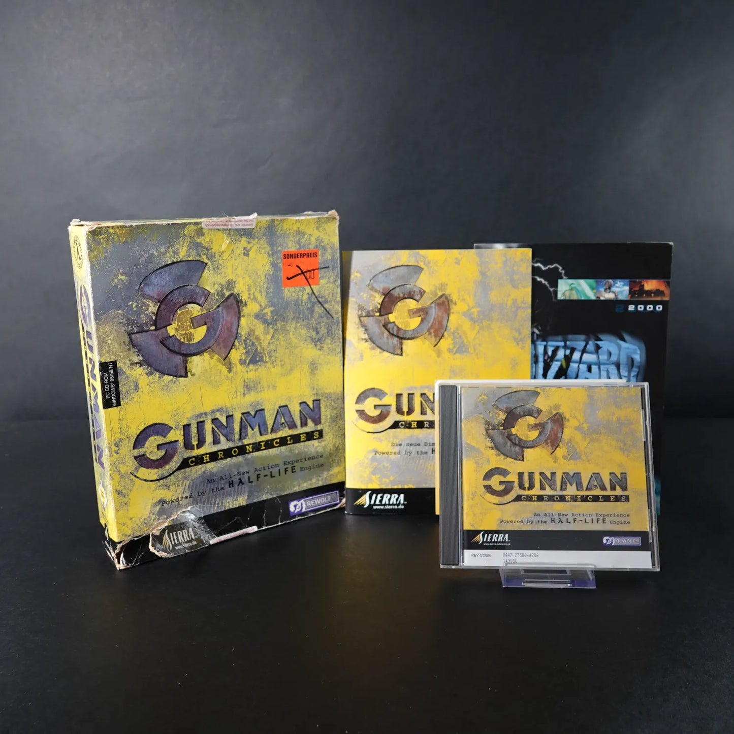 Gunman Chronicles - PC CD-ROM Big Box - CiB Komplett - Box beschädigt - Deutsch