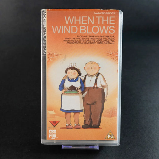 When the Wind Blows - VHS - UK Import - David Bowie - Roger Waters - CBS FOX