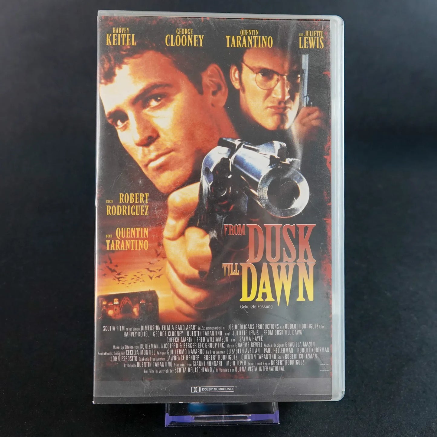 From Dusk Till Dawn – VHS – FSK 16 Version – George Clooney & Tarantino – Kult