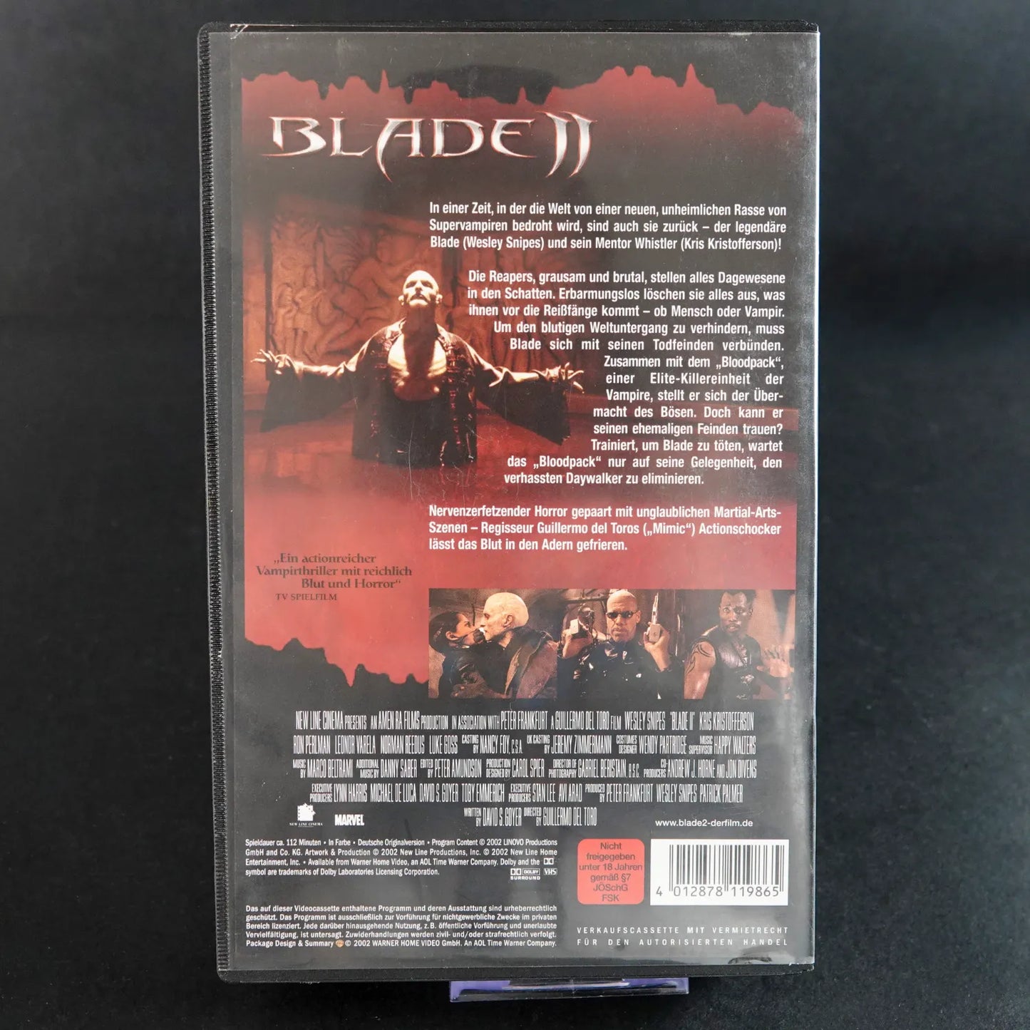 Blade II / 2 - VHS in Hardbox - Deutsch - Gebraucht - FSK 18