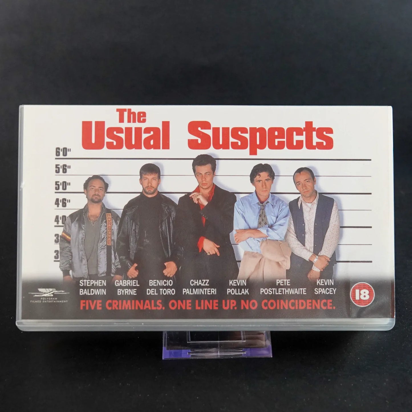 The Usual Suspects VHS - UK Import - Rare Widescreen Edition (Querformat-Cover)