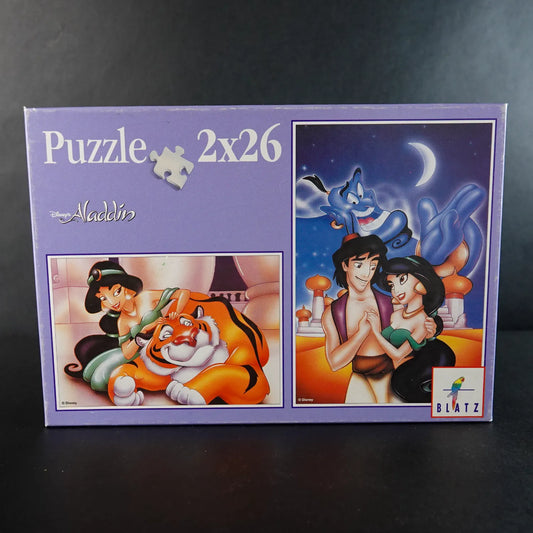 Disney's Aladdin Puzzle für Kinder - 2x 26 Teile - Blatz No. 55914