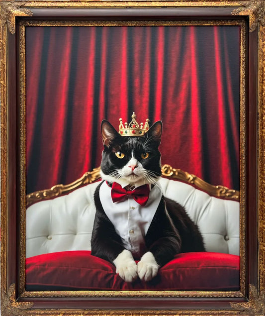 His Highness von Ventus - Kunstdruck auf Hahnemühle Papier in antikem Rahmen