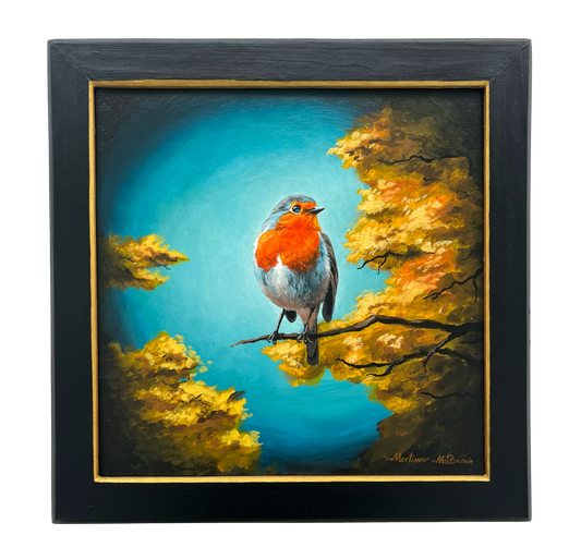 Hoffnung von Mortimer - Original Gemälde auf Leinwand im Echtholzrahmen