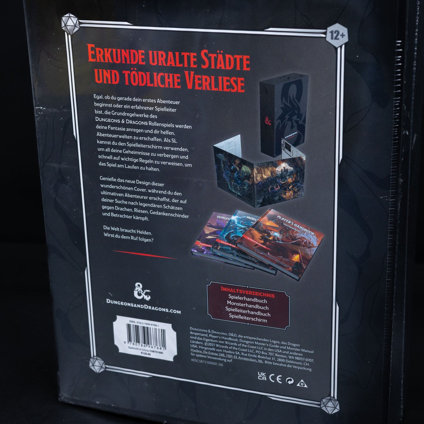 Dungeons & Dragons (DnD) Geschenkset - 3 Bücher für Spielleiter und Spieler