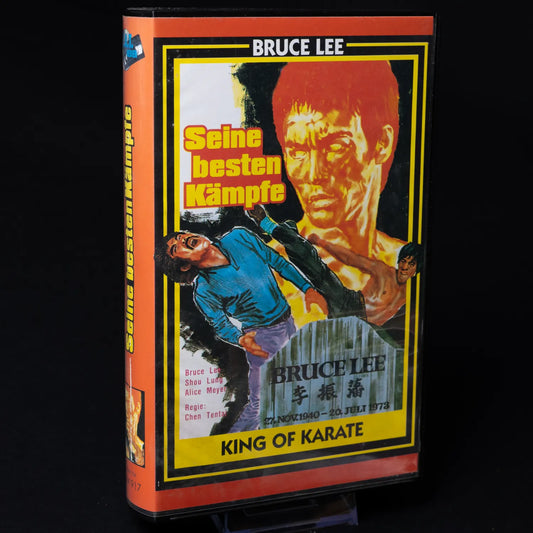Bruce Lee - King of Karate (1984) - Seine Besten Kämpfe - VHS - Zustand Sehr Gut