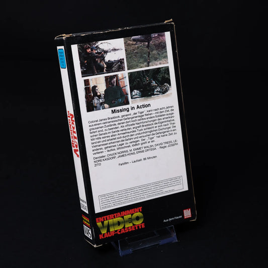 Missing in Action (1987) - Chuck Norris - VHS im Pappschuber - Zustand Sehr Gut
