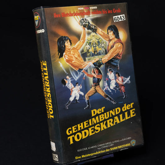 Der Geheimbund der Todeskralle (1992) - Kung-Fu Action - VHS - Zustand Gut