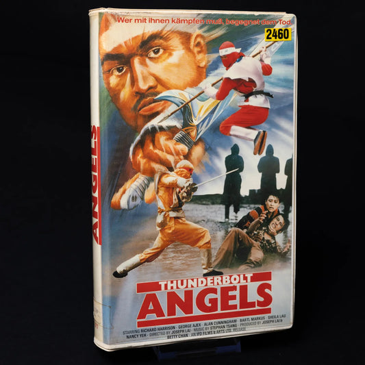 Thunderbolt Angels (1985) - Ninja Action FSK 18 - VHS - Zustand Okay