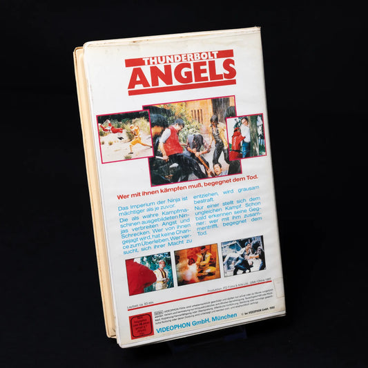 Thunderbolt Angels (1985) - Ninja Action FSK 18 - VHS - Zustand Okay