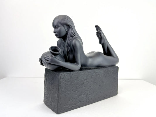 Wassermann Porzellan Figur - Royal Copenhagen Sternzeichen - Christel