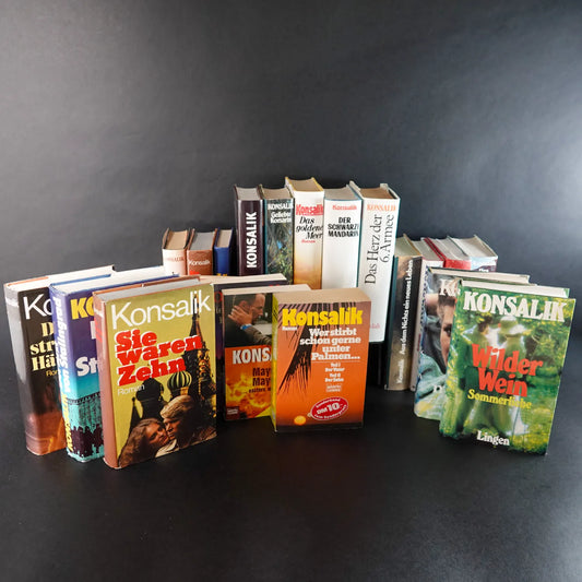 Heinz G. Konsalik - Romane Konvolut (1) - 21 Bücher - Hardcover & Taschenbuch