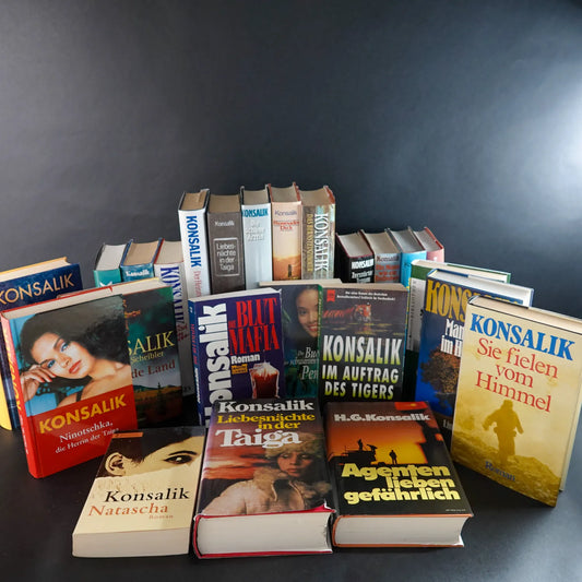 Heinz G. Konsalik - Romane Konvolut (2) - 24 Bücher - Hardcover & Taschenbuch