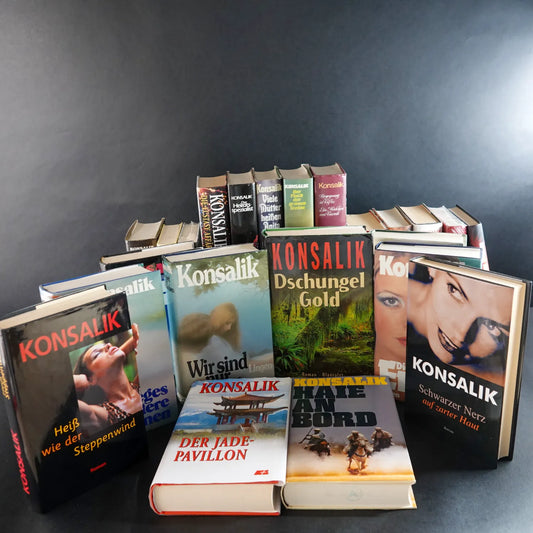 Heinz G. Konsalik - Romane Konvolut (3) - 23 Bücher - Hardcover & Taschenbuch