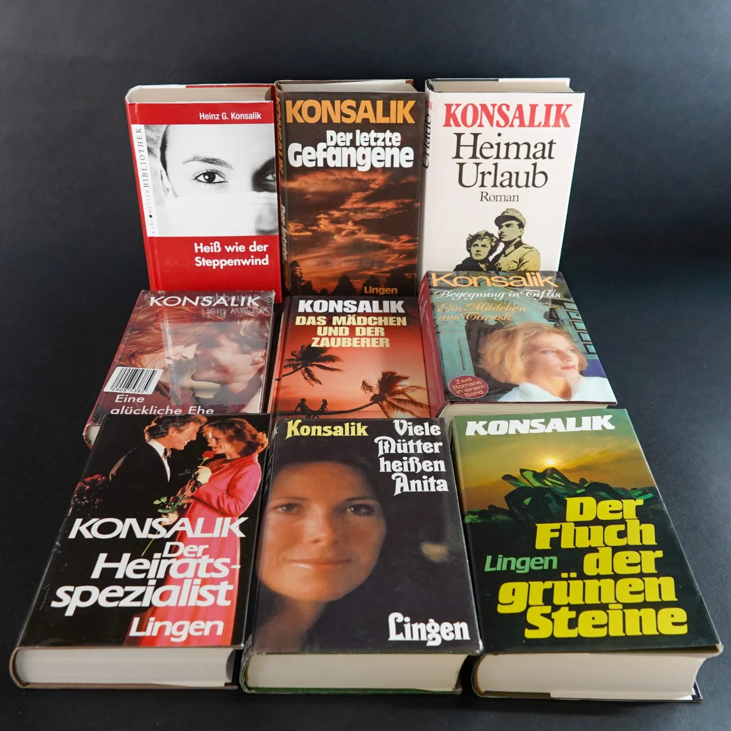 Heinz G. Konsalik - Romane Konvolut (3) - 23 Bücher - Hardcover & Taschenbuch