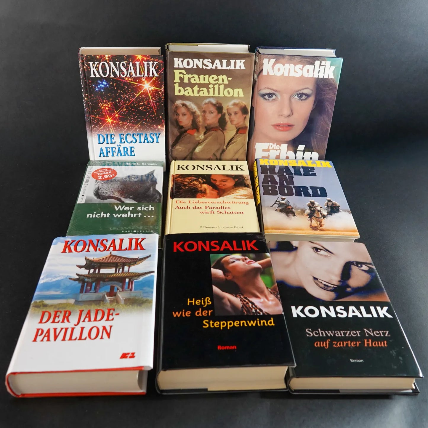 Heinz G. Konsalik - Romane Konvolut (3) - 23 Bücher - Hardcover & Taschenbuch