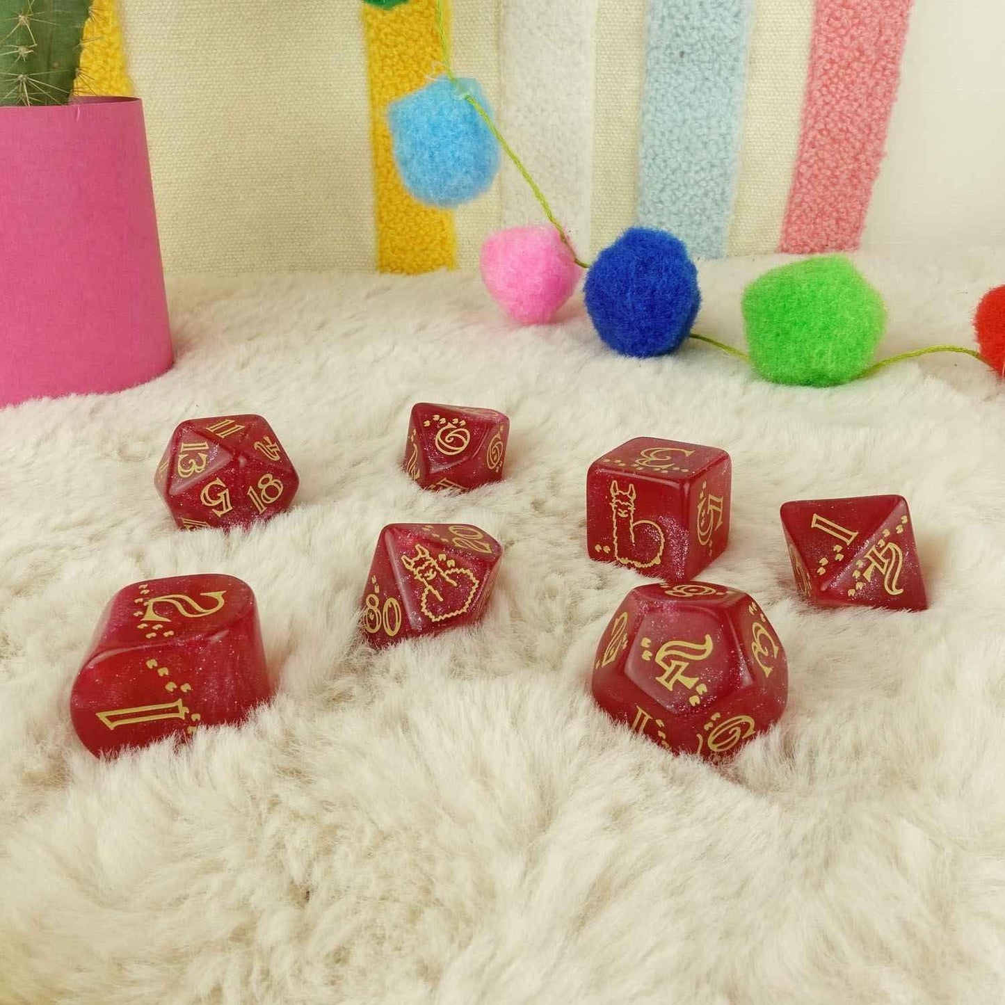 Llama-Dice-Set- Puffy-5907699497546-02-web - Utopia Collectibles