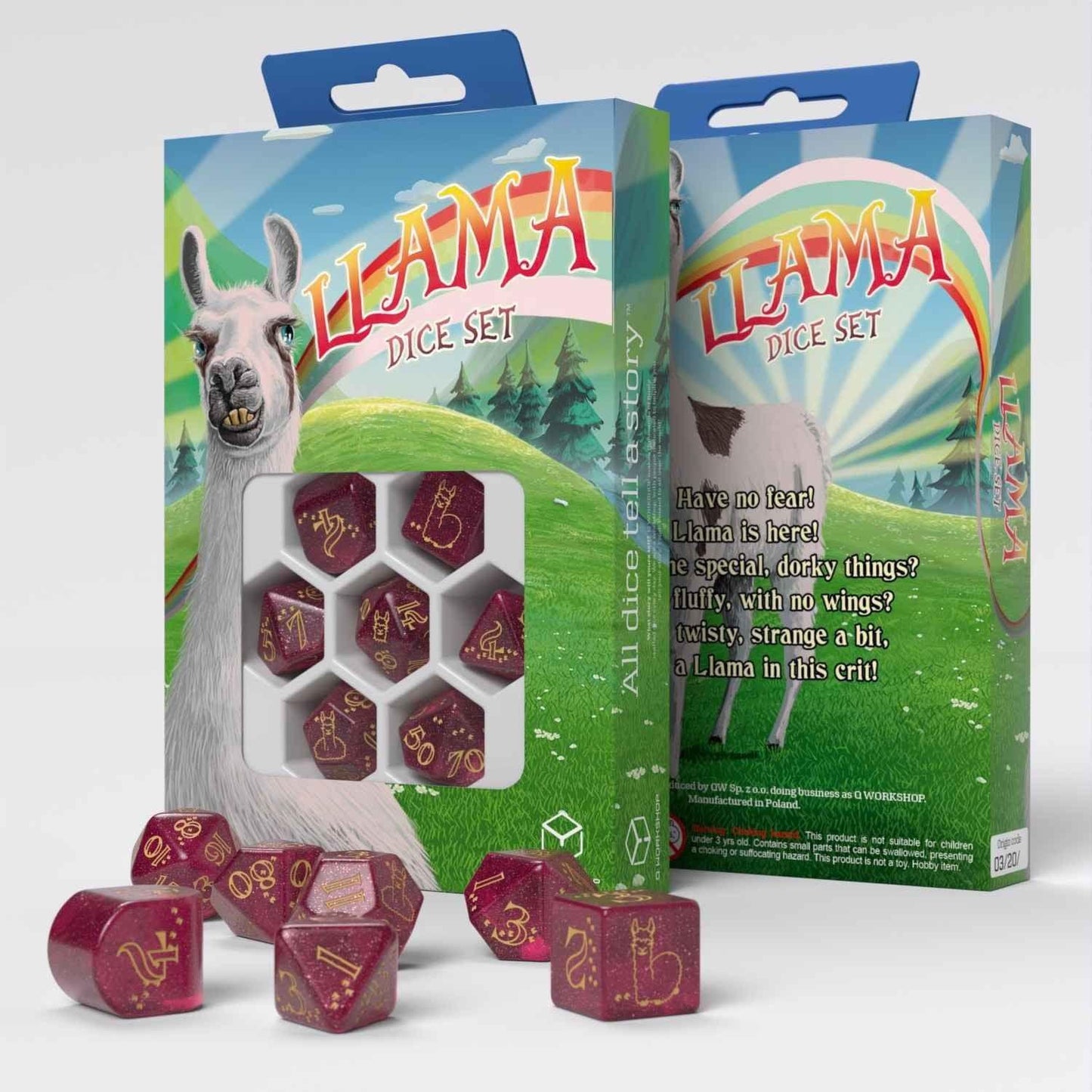 Llama-Dice-Set- Puffy-5907699497546-web - Utopia Collectibles