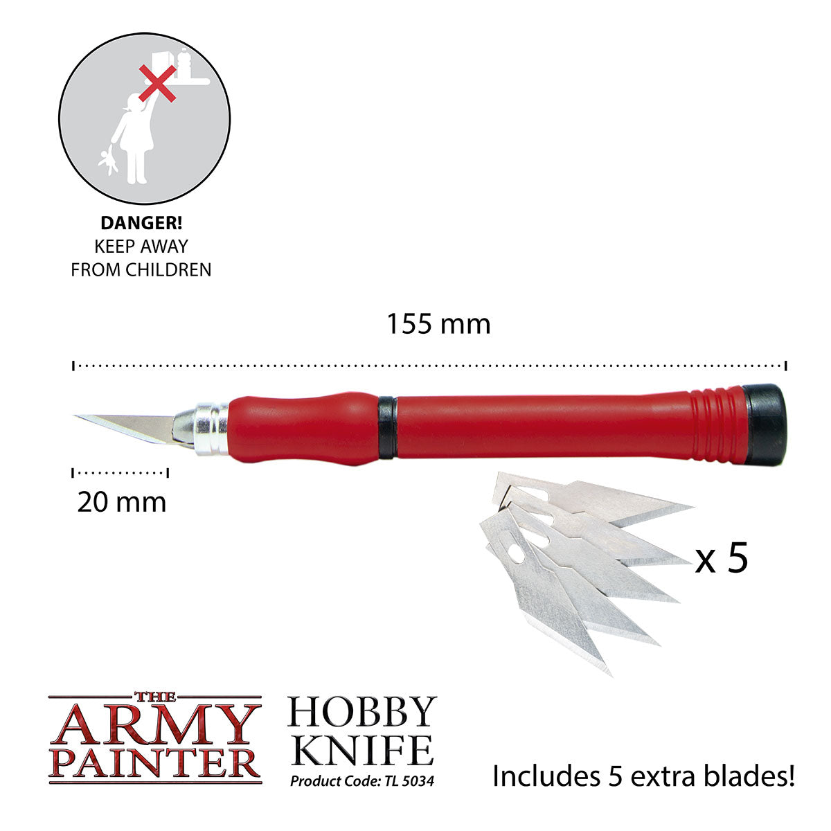 The Army Painter - Hobby Knife - Tabletop Wargaming Bastel- & Modelier-Messer