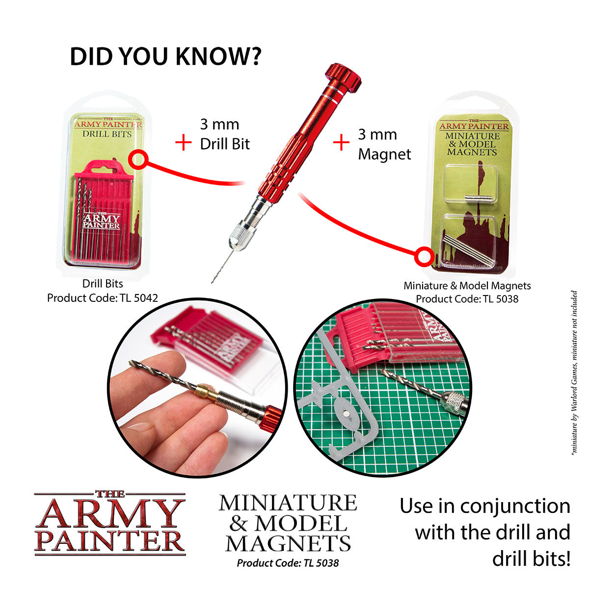 The Army Painter - Tabletop Wargaming Miniatur Modell-Magnete - 100 Stück - N52