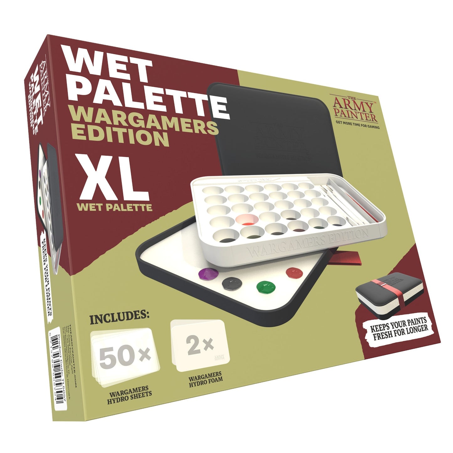The Army Painter Wet Palette Wargamers Edition - inkl. 50 Hydro Sheets