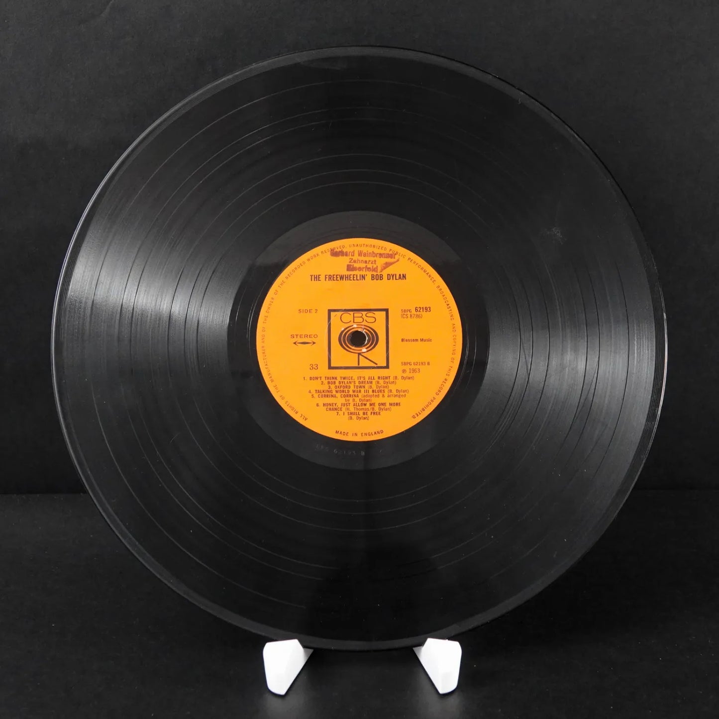 Bob Dylan - The Freewheelin' (1963) - Schallplatte Vinyl 12" VG / VG