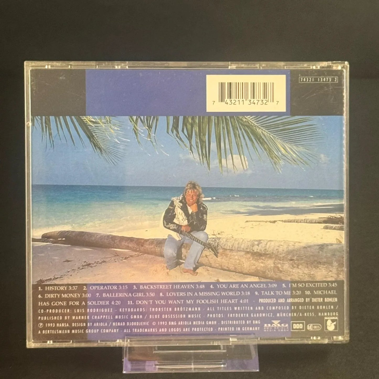 Blue System - Backstreet Dreams (1993) - CD VG+/VG+