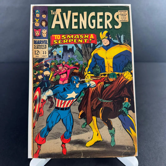 The Avengers #33 - To Smash a Serpent - Marvel Comics - 1966 - Zustand Gut