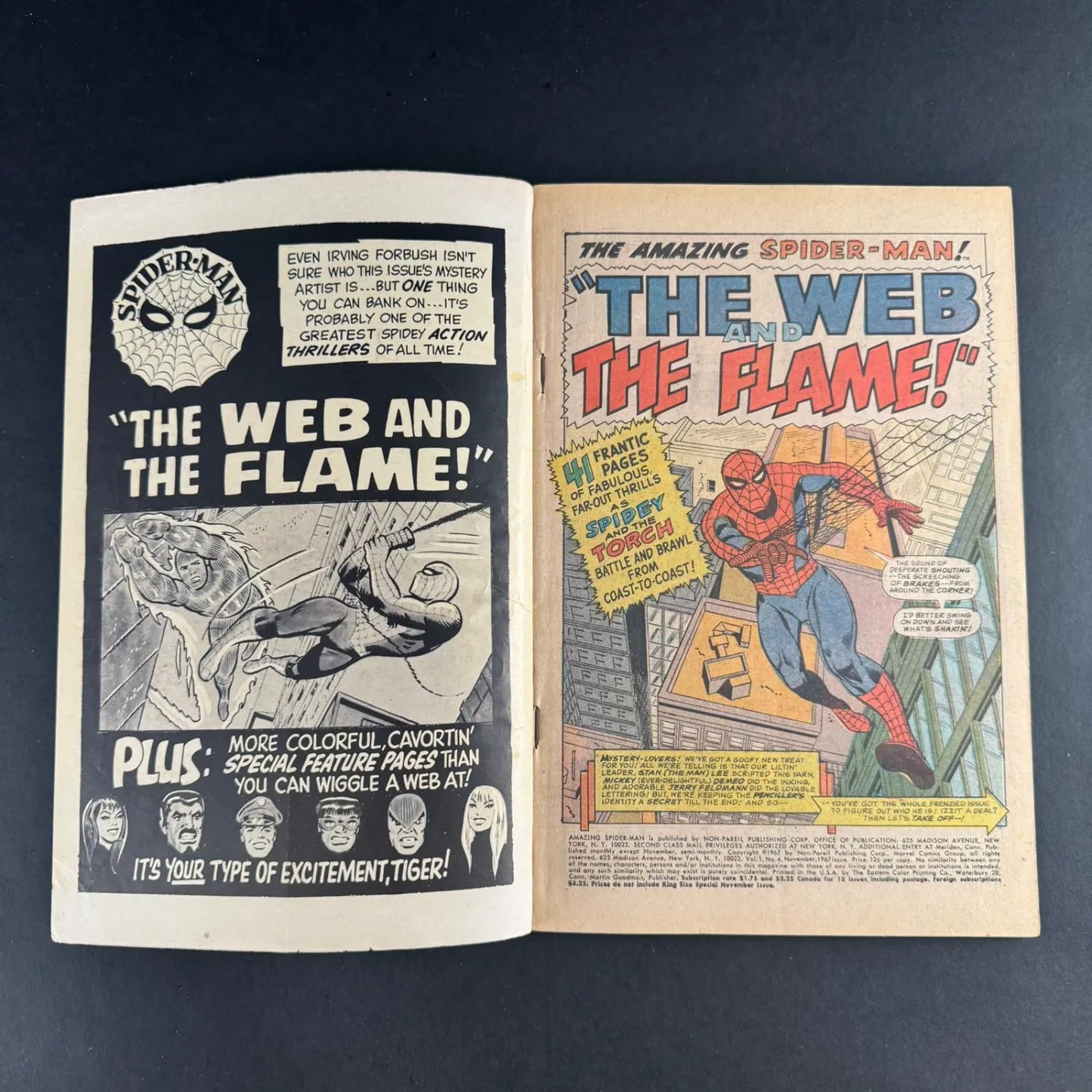 The Amazing Spider-Man - King Size Special Comic - The Web and the Flame - 1967