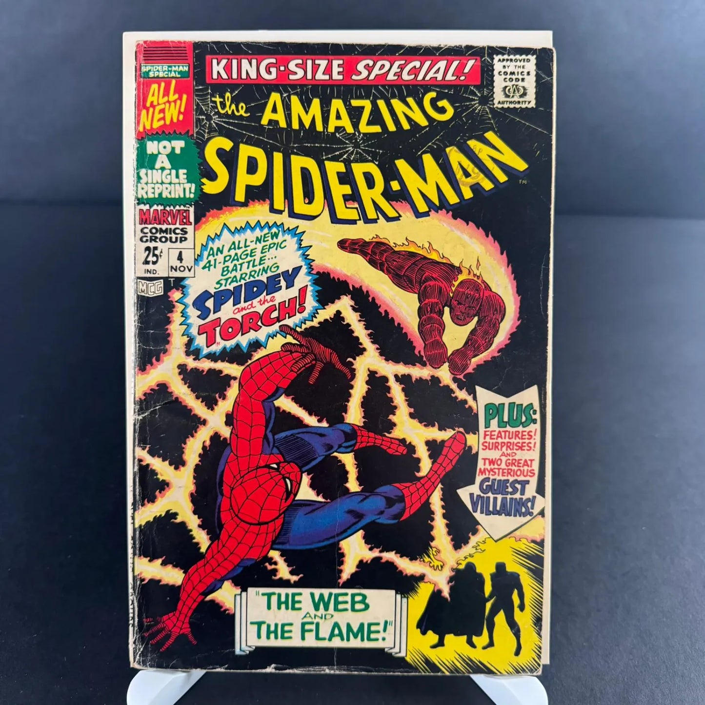 The Amazing Spider-Man - King Size Special Comic - The Web and the Flame - 1967