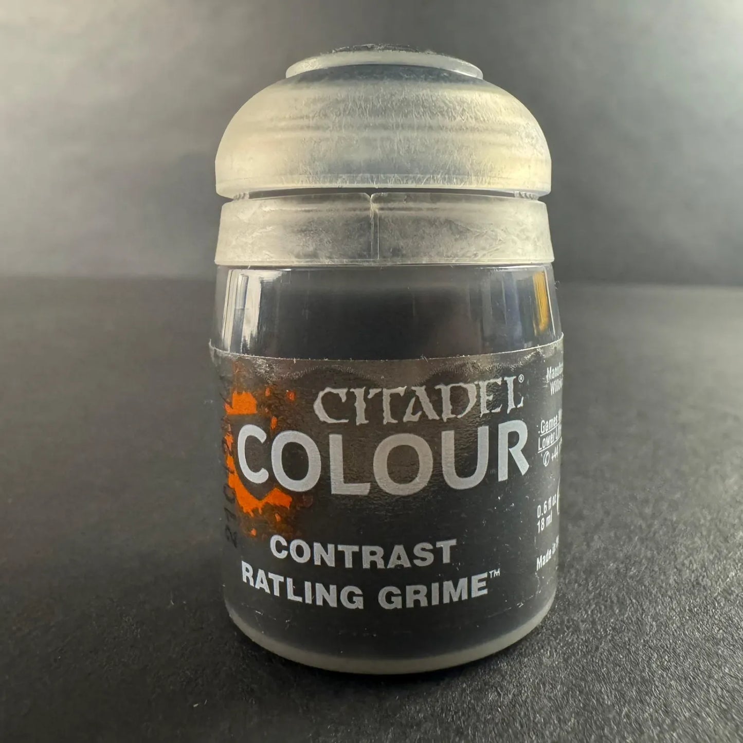 Games Workshop Contrast: Ratling Grime - 18 ml Warhammer Tabletop Farbe