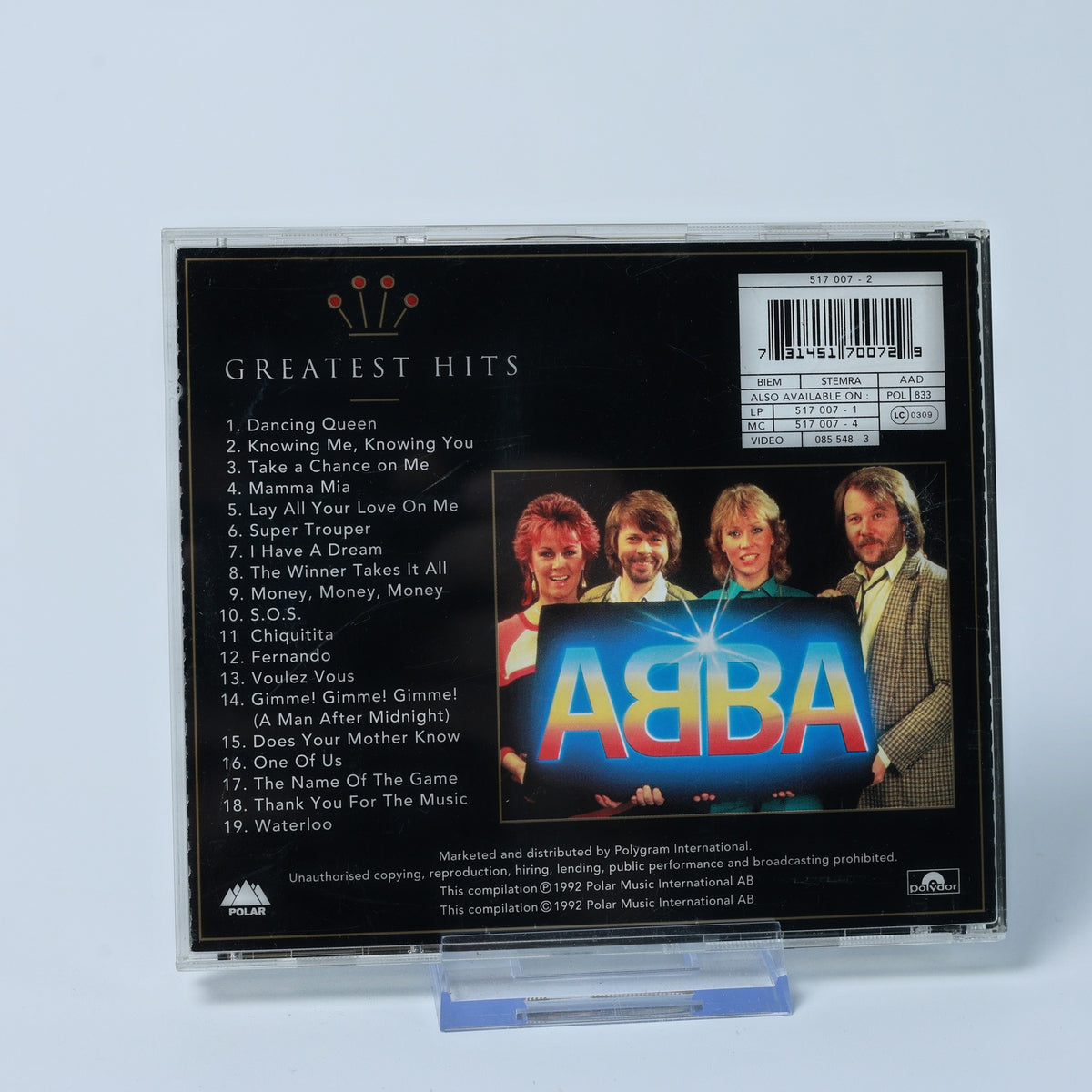 ABBA - Gold - Greatest Hits - 1992 - CD - Album - 19 Tracks - Gebraucht