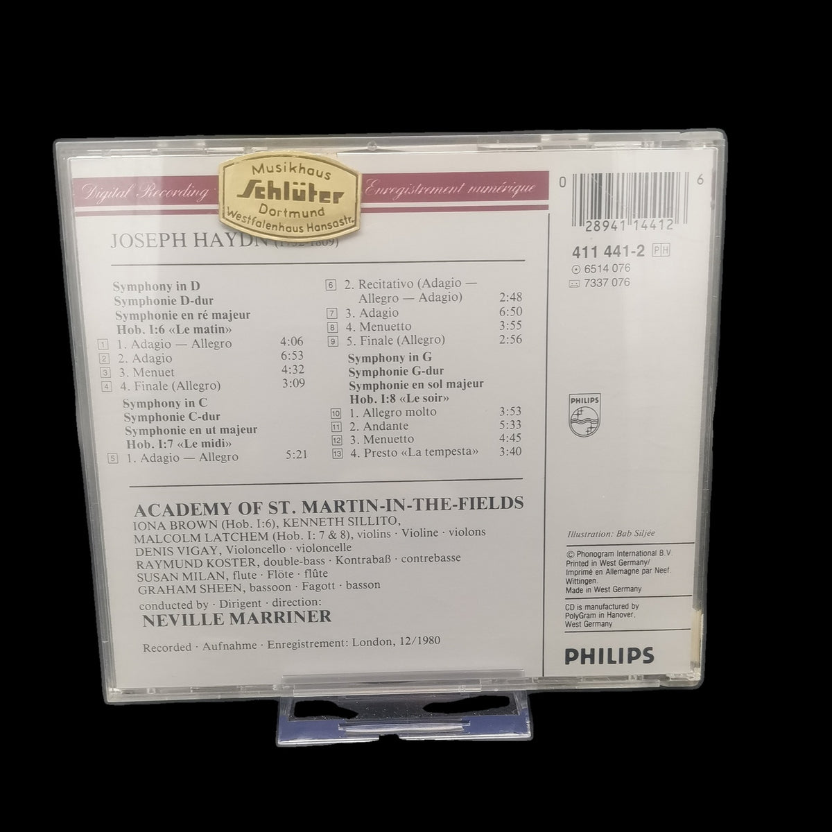 Academy of St - Haydn Symphonies No. 6, 7 & 8 - CD - Klassik - Album - Gebraucht