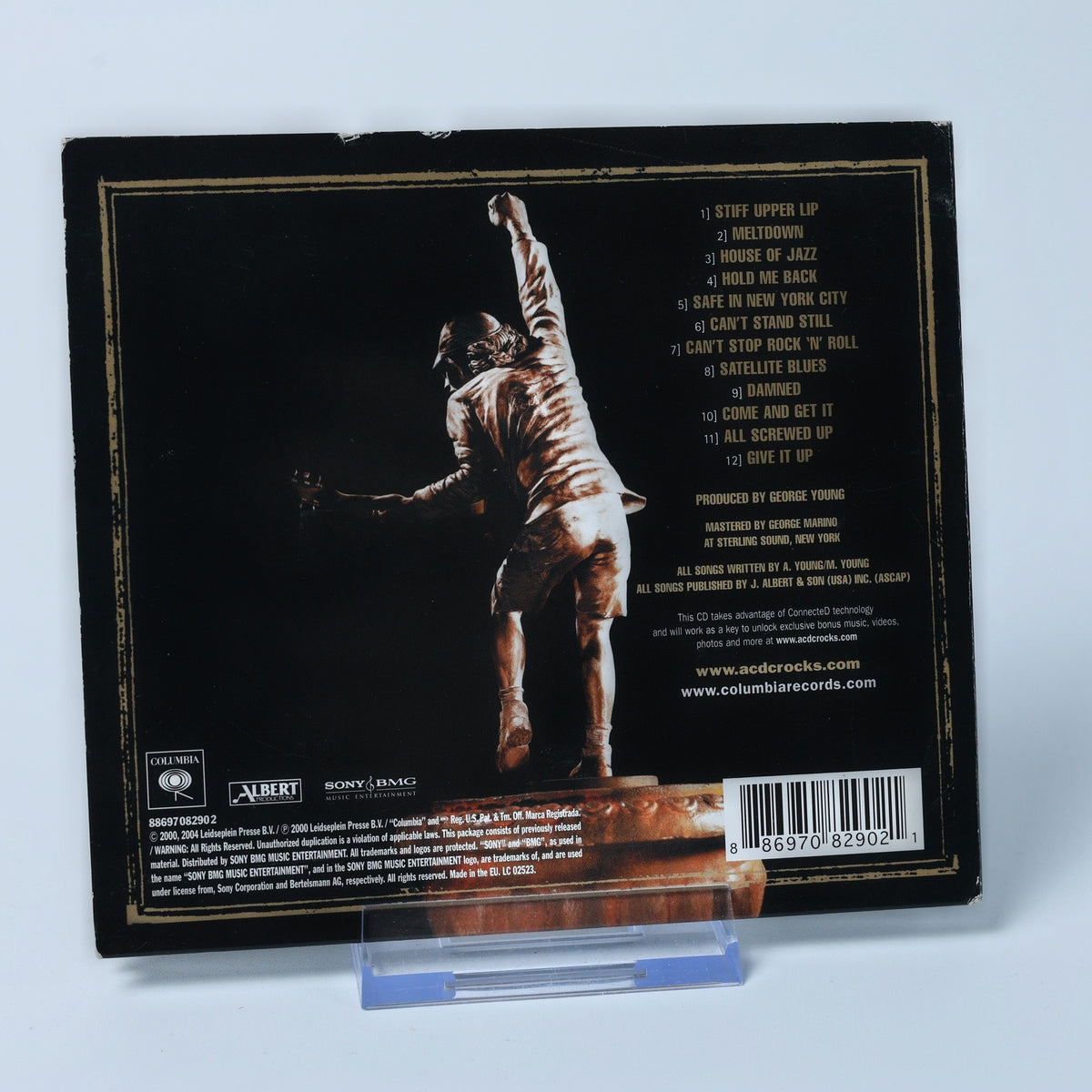 AC/DC - Stiff Upper Lip - 2004 - CD - Album - Sony BMG - Digipak - Gebraucht