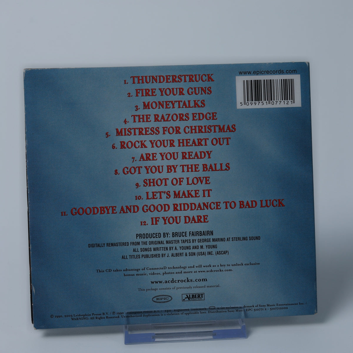 AC/DC - The Razors Edge - 2003 CD - Album - Digitally Remastered - Gebraucht