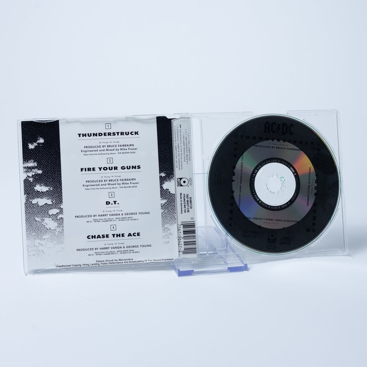 AC/DC - Thunderstruck - CD - Rock - Single - VG+ / VG+