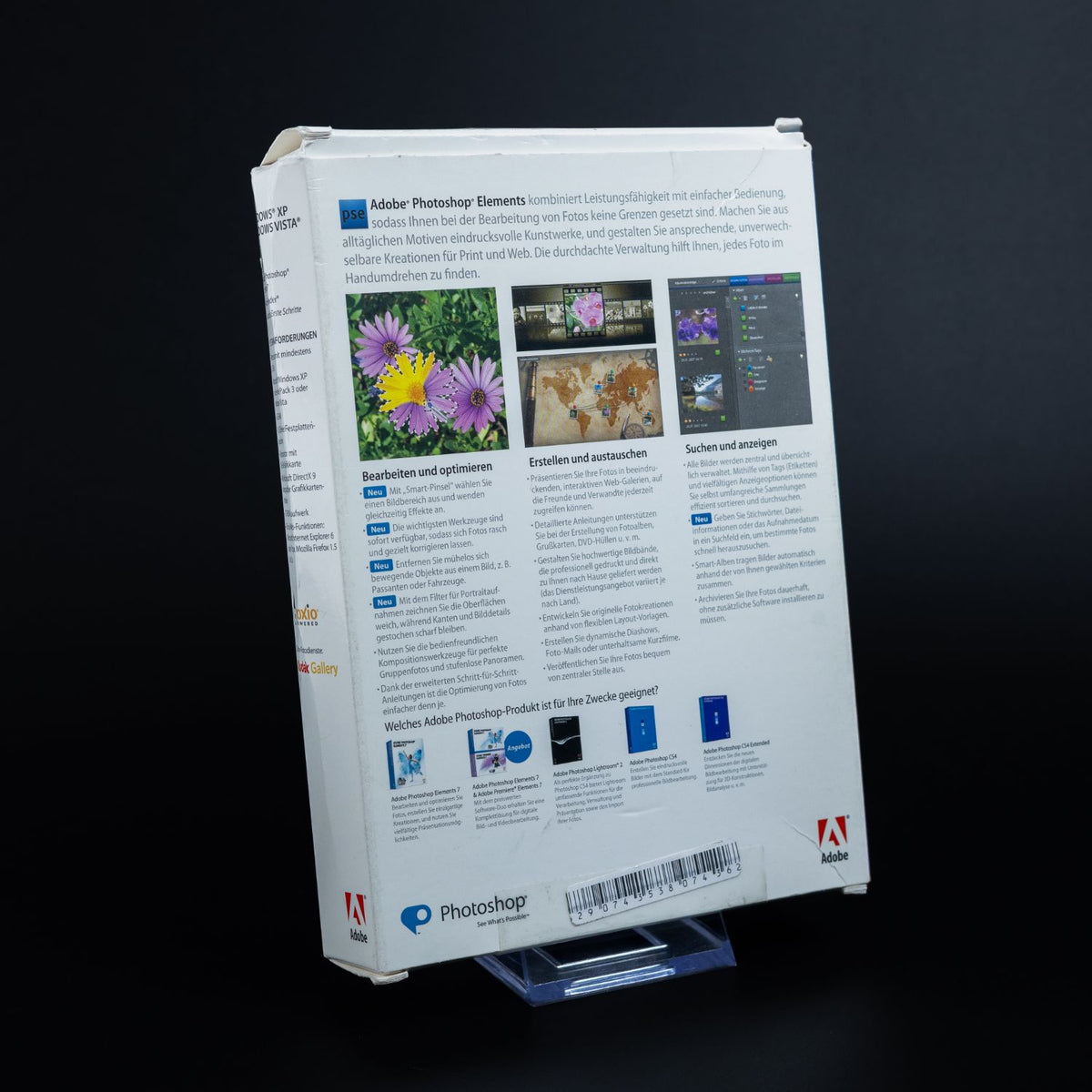 Adobe Photoshop Elements 7 - Windows XP & Vista - Big Box - Zustand Gut