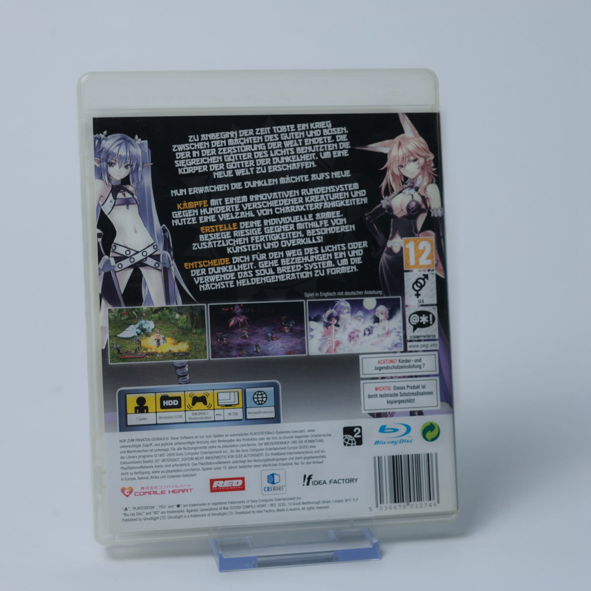 Agarest - Generations of War - Playstation 3 PS3 - CiB - PAL - Zustand Sehr Gut