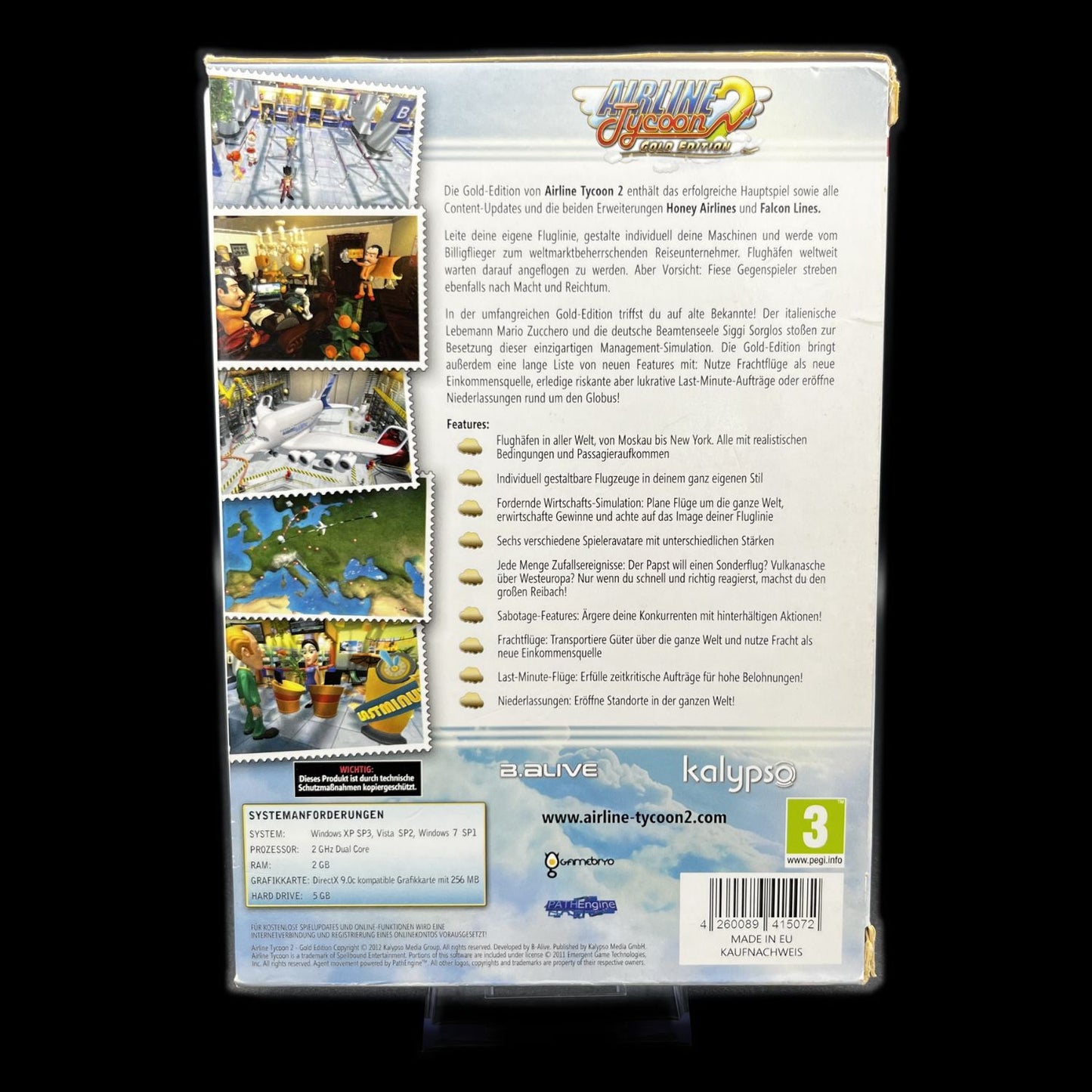 Airline Tycoon Gold Edition 2 - Kalypso Media - PC DVD - Sehr guter Zustand