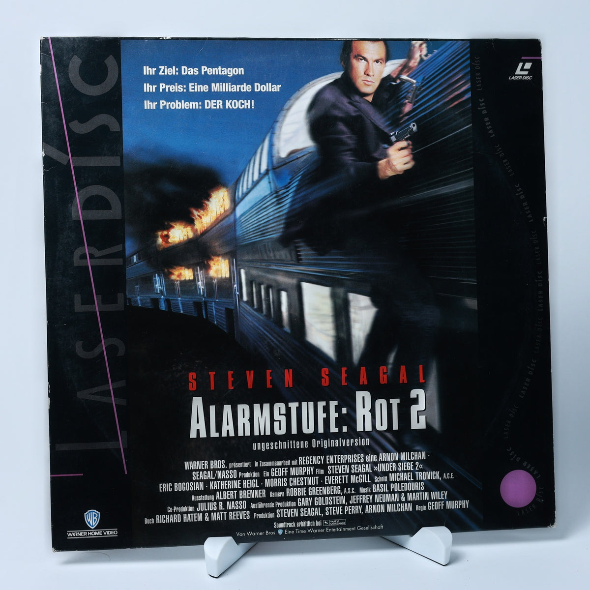 Alarmstufe: Rot 2 - Steven Seagal - 1995 LaserDisc - FSK 18 - Zustand Gut