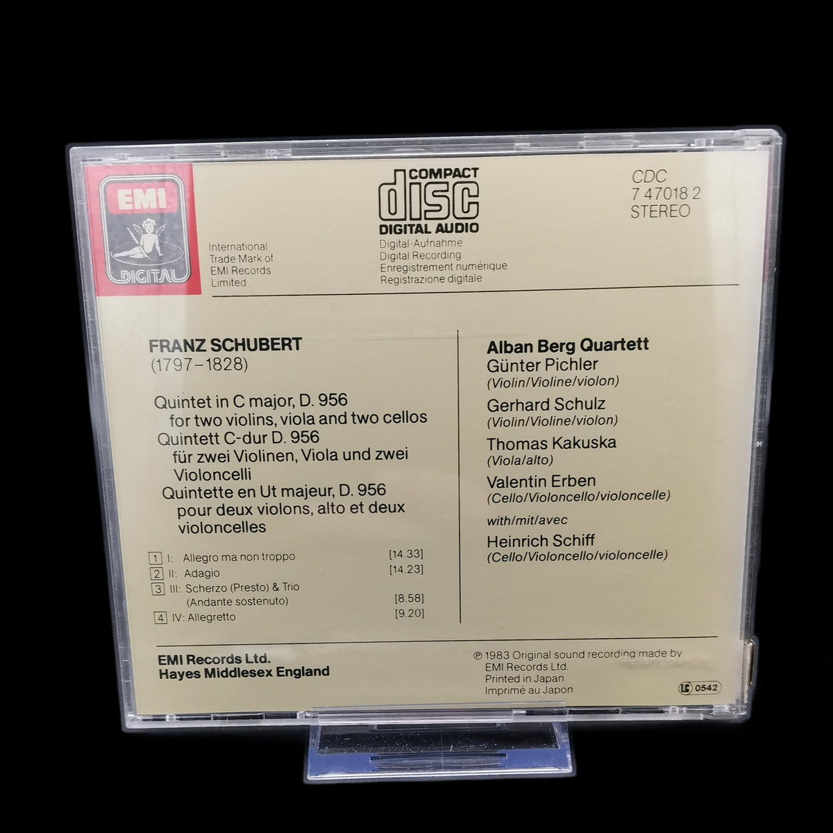 Alban Berg Quartett, Heinrich - Quintet in C major, D. 956 - CD - Gebraucht