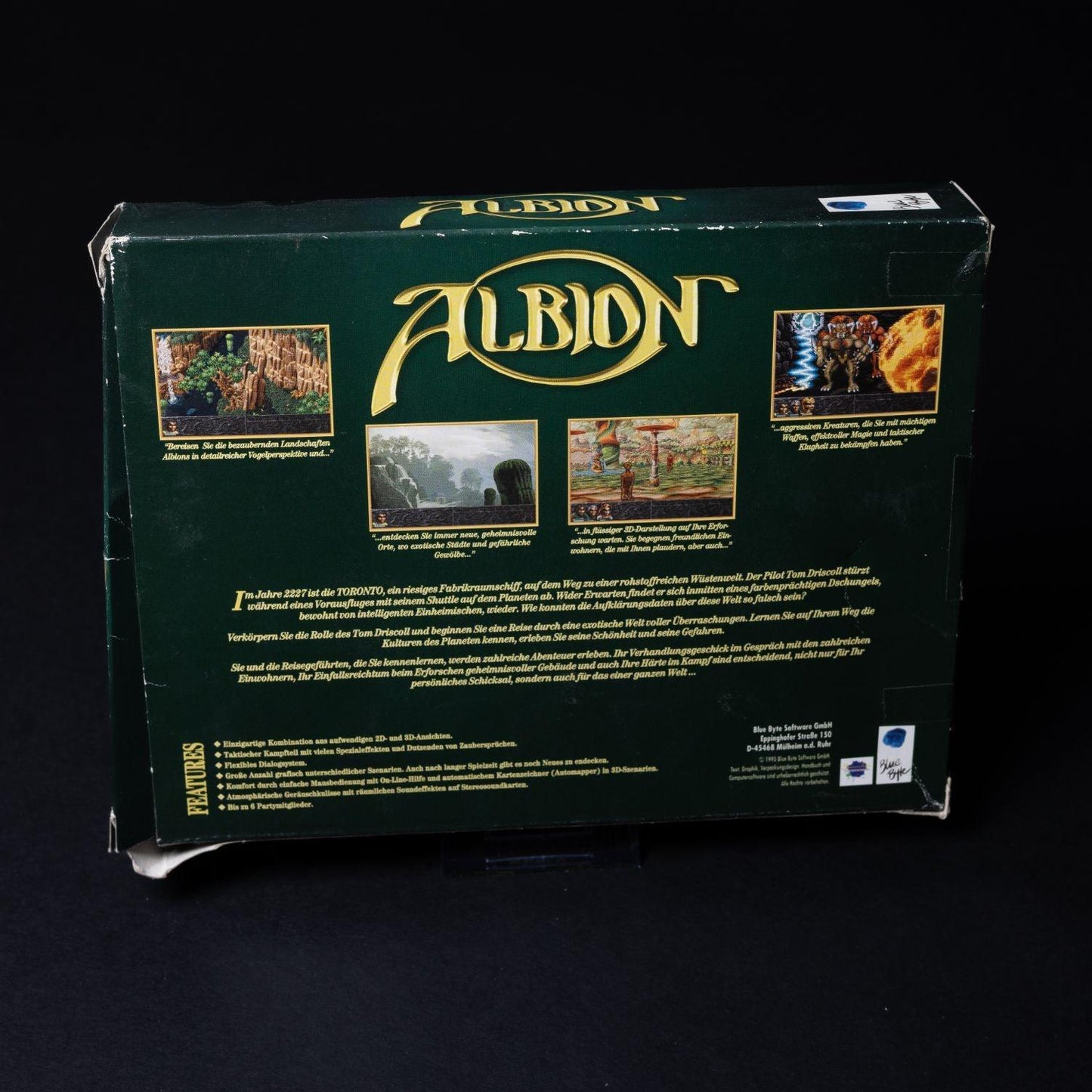 Albion - PC CD-ROM Spiel - Big Box - CiB mit Anleitung - Zustand Gut