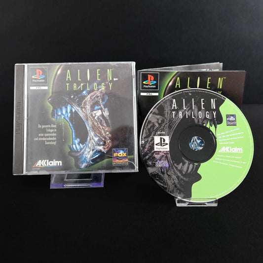 Alien Trilogy - Playstation PS1 Spiel - PAL - CiB mit Anleitung - Zustand Gut